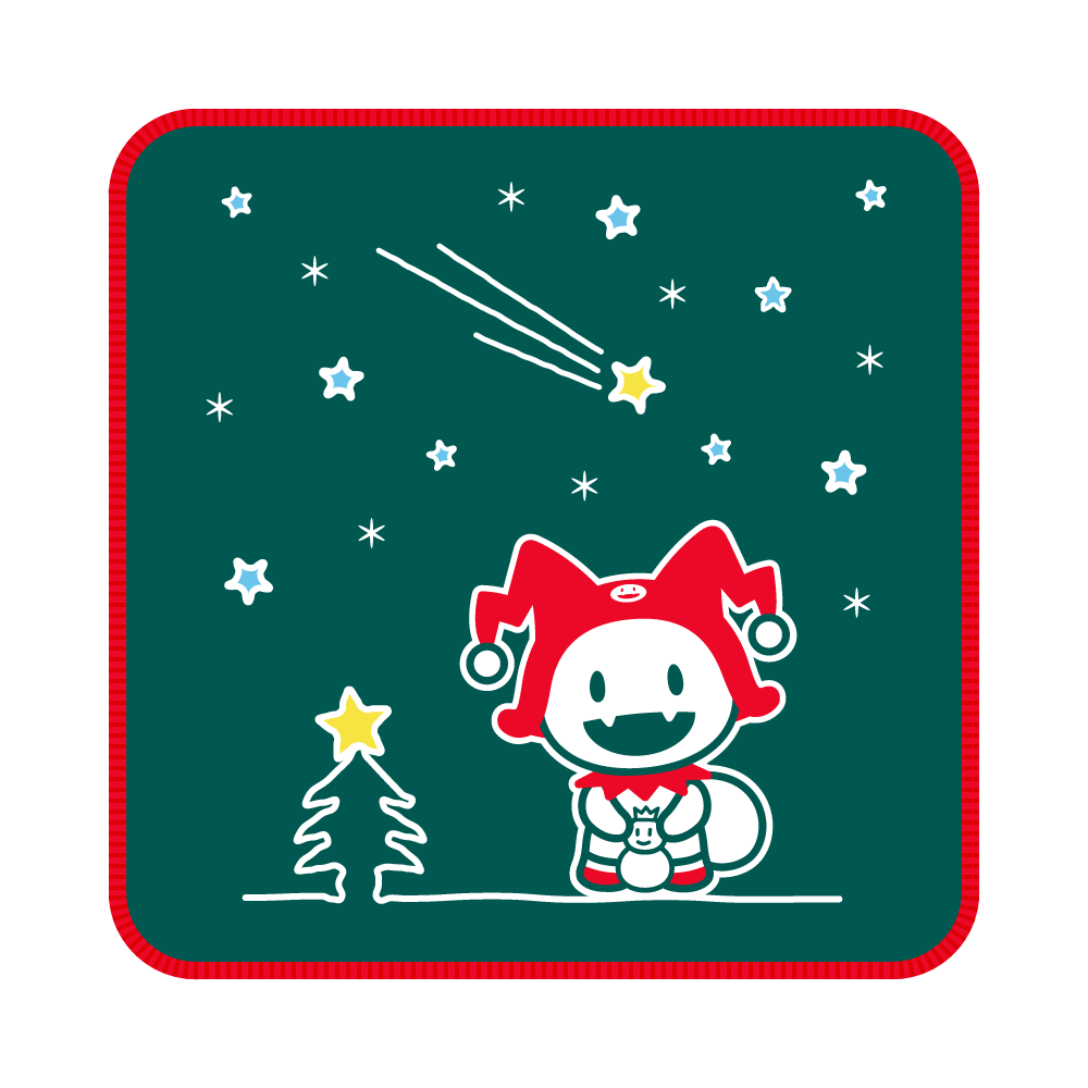 ヒーホーハンドタオル　クリスマスver.